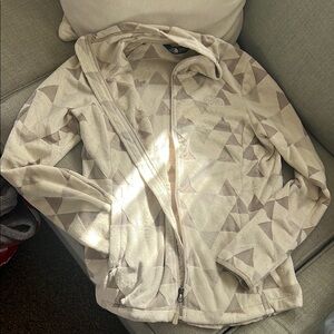 The North Face Cream Tan with Artistic Flair